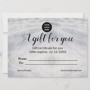 bleu scintille ajouter logo nom de texte un certif