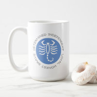 Bleu Scorpio Traits Zodiac Star Signal Café Mug