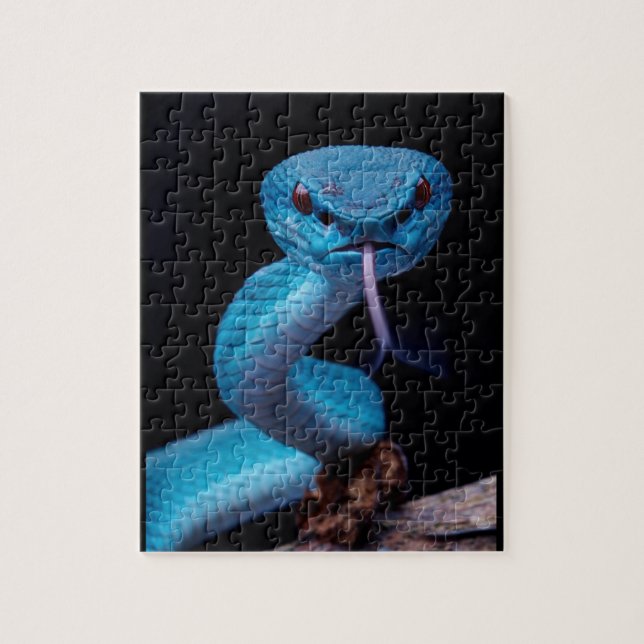 Bleu serpent vipère 110 pièce Puzzle (Vertical)