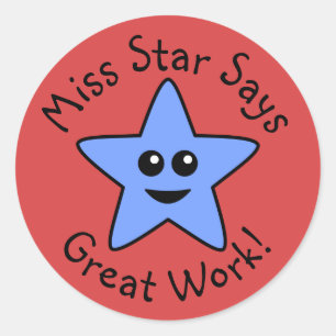 Bleu Star Super Stickers