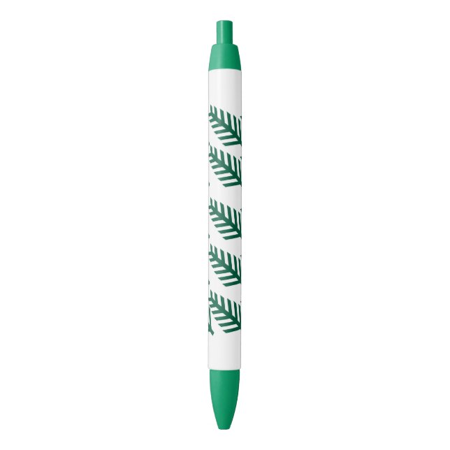 Bleu Stylo à feuilles de palme vert tropicale (devant Vertical)