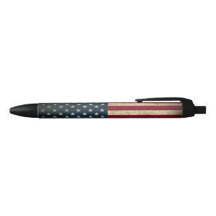 Bleu Stylo à l'encre noire de drapeau américain