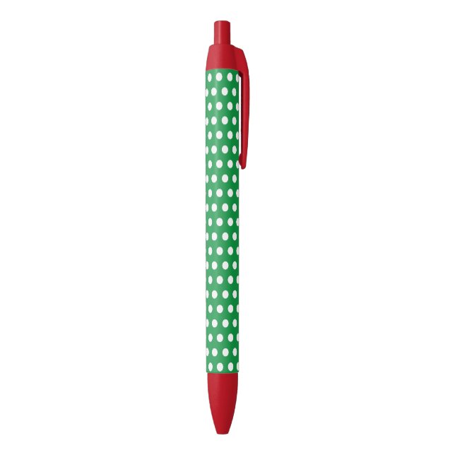 Bleu Stylo Cadeau d'Écriture à Points pour Noël Vert (Bas (Vertical))