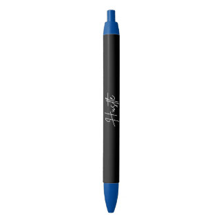 Bleu Stylo Citation Hustle – Texte Minimal Noir et Blan