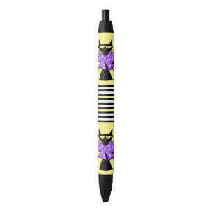 Bleu Stylo de bureau et stylo de l'école Feline de chat