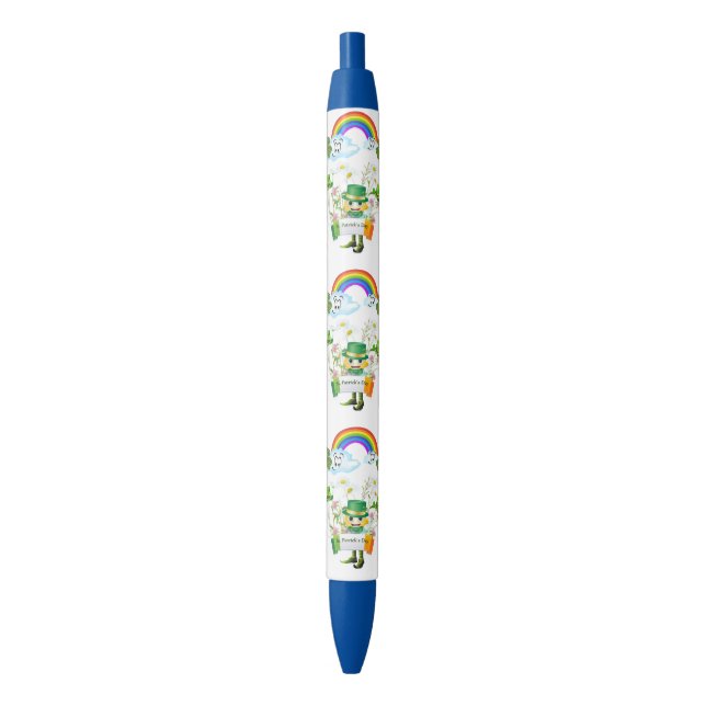 Bleu Stylo de bureau et stylo scolaire St. Patrick's Da (devant Vertical)