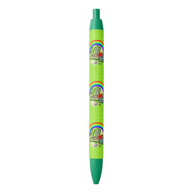 Bleu Stylo de bureau et stylo scolaire St. Patrick's Da (devant Vertical)