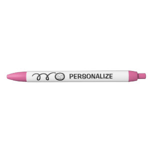 Bleu Stylo de logo de sport de volleyball de plage nom 
