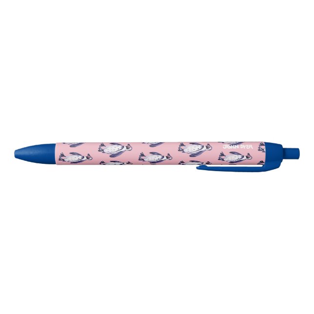 Bleu Stylo de pingouin par le tinctorial de John - (Bas)