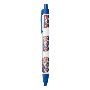 Bleu Stylo d'écriture Schnauzer américain