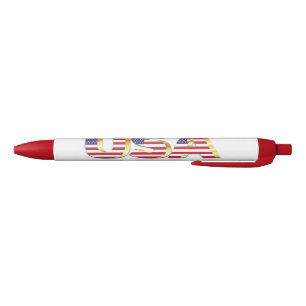 Bleu Stylo Drapeau Patriotique USA