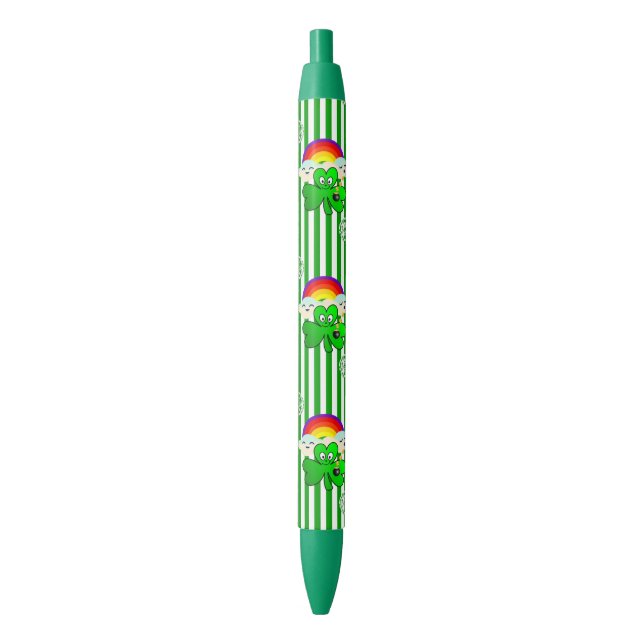 Bleu Stylo et stylo d'école St. Patrick's Day (devant Vertical)