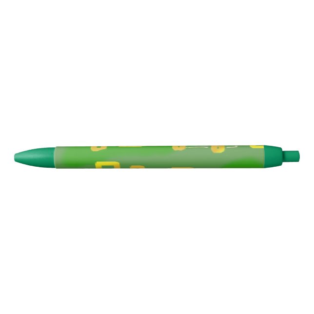 Bleu Stylo géométrique vert (Devant)