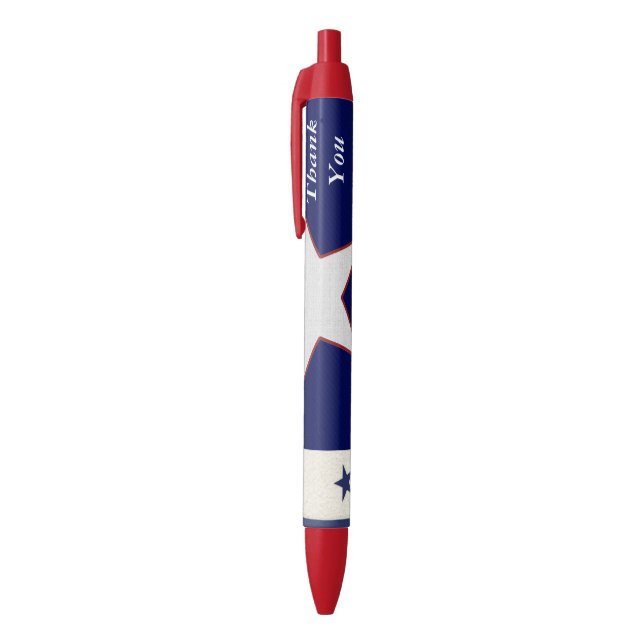 Bleu Stylo patriotique d'étoile (Haut (Vertical))
