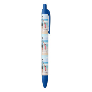 Bleu Stylo photo personnalisé Créez votre propre concep