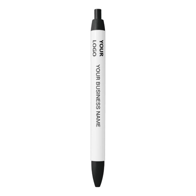 Bleu Stylo promotionnel avec nom d'entreprise et logo p (devant Vertical)