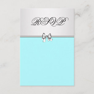 Bleu turquoise RSVP