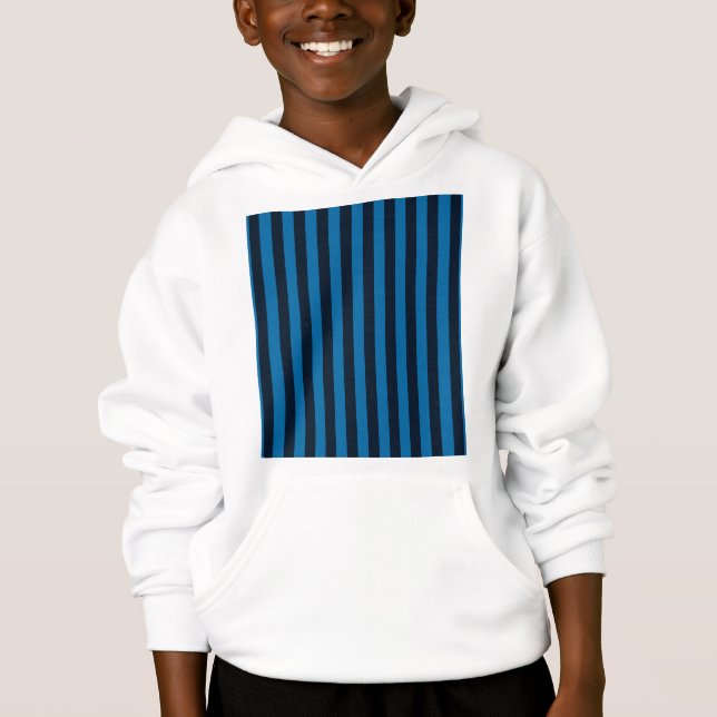 Bleu Vertical Stripes Arrière - plan Personnaliser (Devant)