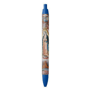 Bleu "Vierge stylo religieux d'art de Guadalupe"