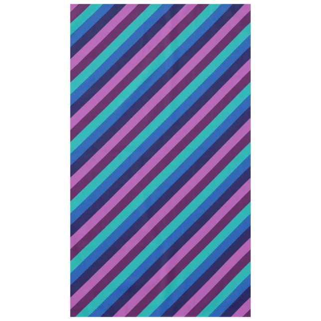 Bleu Violet Turquoise Grandes Nappes (Devant)