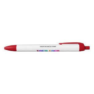Bleu Votre modèle de stylo pour entreprise de logo prom