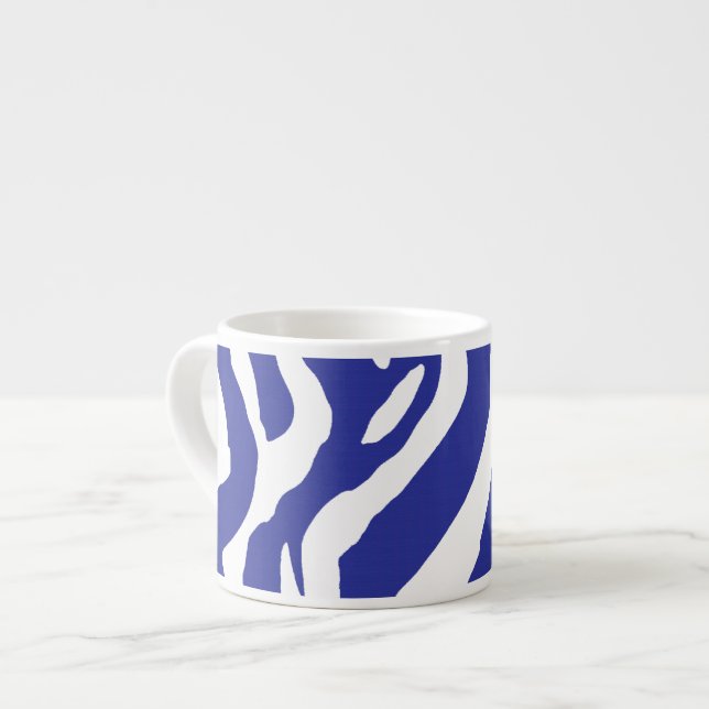 Bleu zèbre mug (Devant gauche)