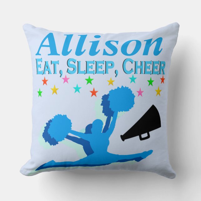BLEUE MANGE, DORMIR, CHÈRE COUSSIN PERSONNALISÉ (Recto)