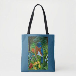 Bleuet occidental partout sur le Sac fourre-tout