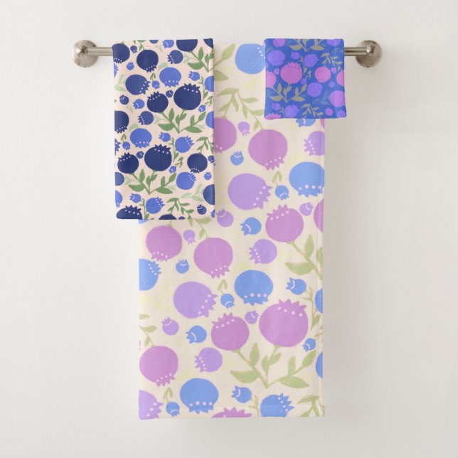 Bleuets en rose et bleu (En situation)