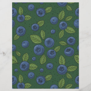 Bleus sur vert foncé