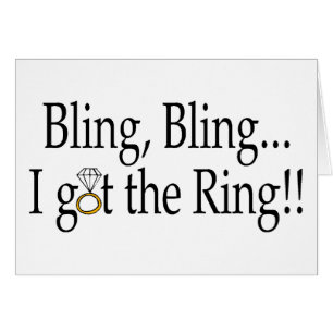 Bling Bling j'ai obtenu l'anneau