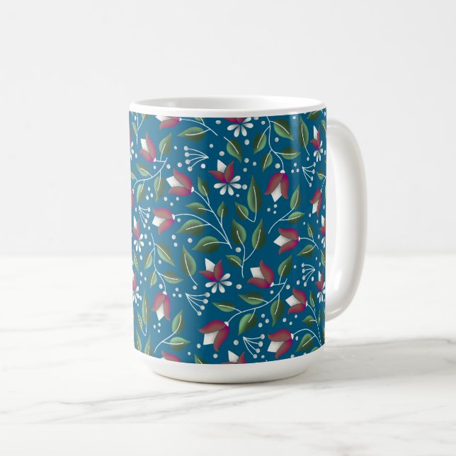 Bliss botanique Mug floral (Devant droit)