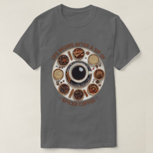 Bliss de café épicés - T-shirt cosy & mignon
