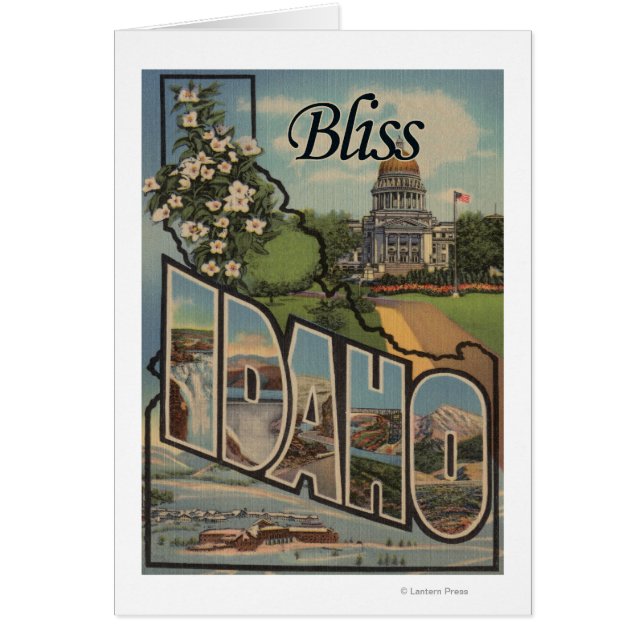 Bliss, IdahoGrandes lettres ScènesBliss, ID (Devant)