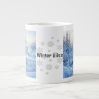 Bliss Jumbo Mug - Paysage de neige ....