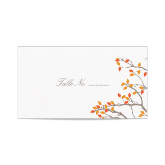 Blissé Branches Guest Table Cartes d'Escort