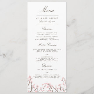 Blisser Branches Menu Mariage Dîner
