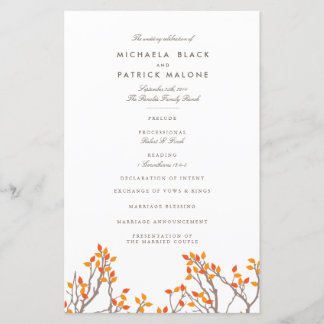 Blissful Branches Programme de mariage