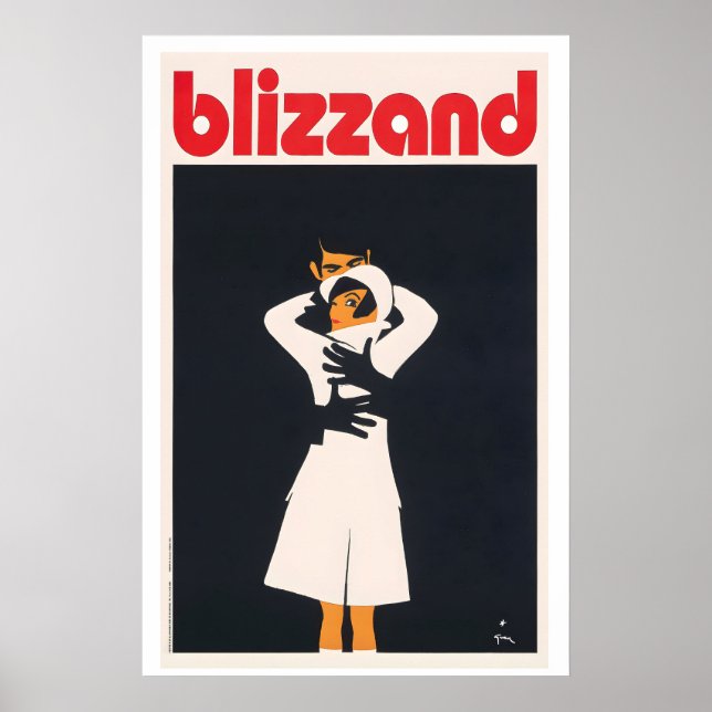 Blizzand Embrace Vintage Advertising Poster (Devant)