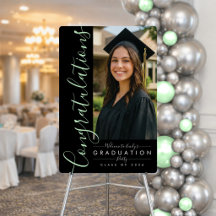 BLK & GREEN 2026 | Carte de voeux en mousse Grad S