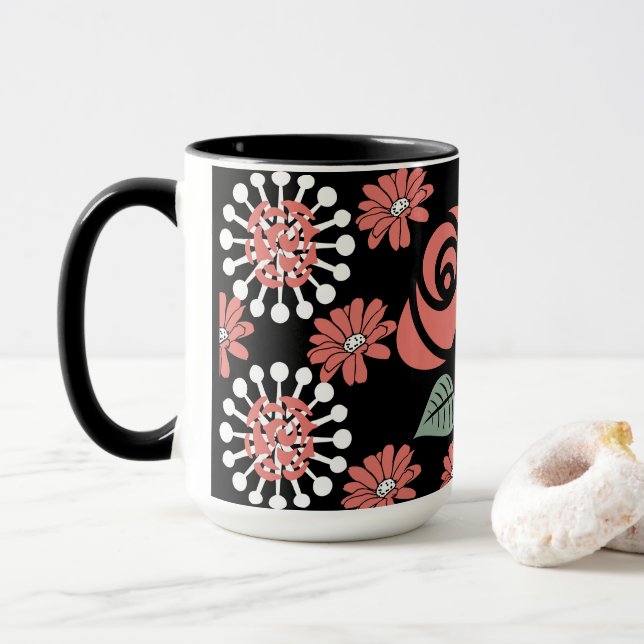 Blk Rosacoaster Florah Mug (Avec donut)
