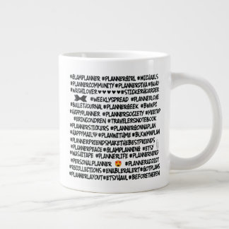 #BLKWMNPLAN Le planificateur de hashtag Jumbo Mug