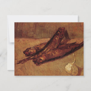 Bloateurs et ail par Vincent van Gogh Invitation