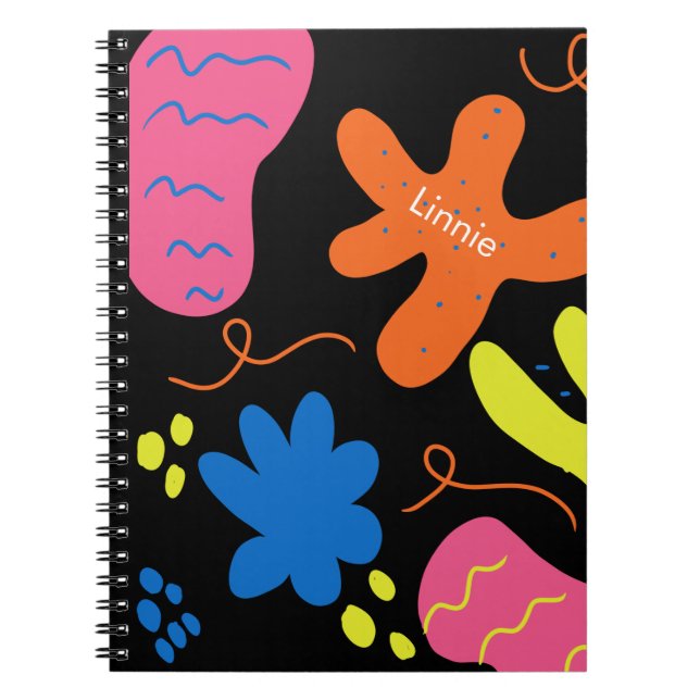 Blobs Doodle Science Lab Chimie Cahier de noms (Devant)