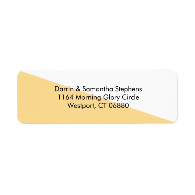 Bloc de couleur - Beurre Petits Étiquettes de adre (Devant)