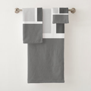 Bloc de couleur moderne Mosaïque Dusté rose gris b