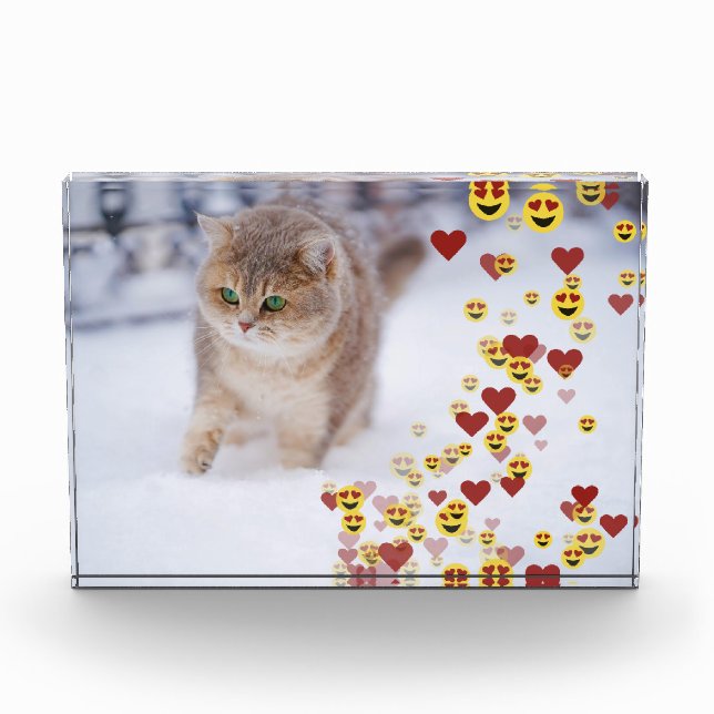 Bloc de photo Emoji Cœur (Devant)