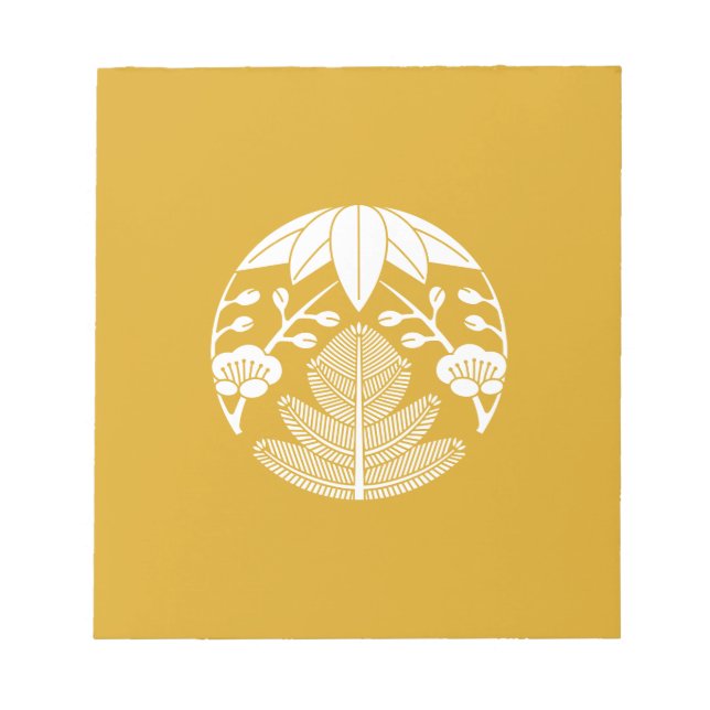 BLOC-NOTE 松 梅 竹 (Devant)