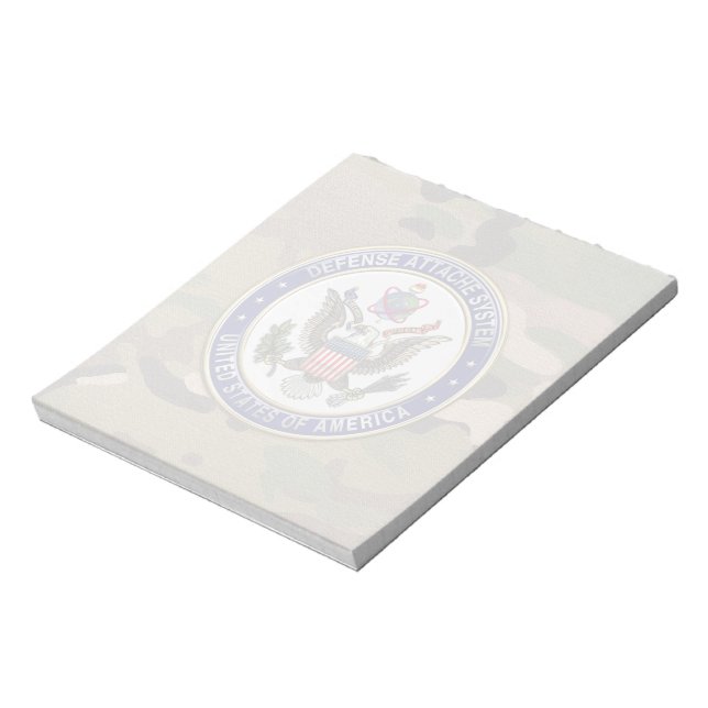 Bloc-note [100] Emblème du système DAS (Defense Attaché Syst (Tourné)