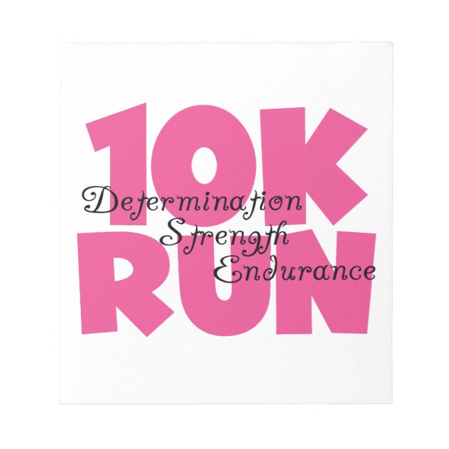 Bloc-note 10K Run Sport Rose (Devant)